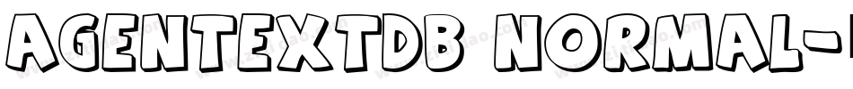 AgentExtDB Normal字体转换